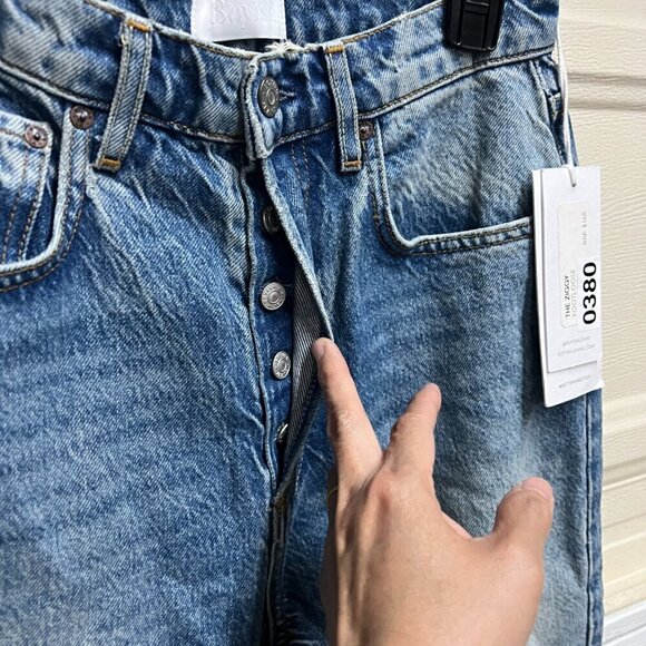 Boyish THE ZIGGY Womens Relaxed Straight Denim Rigid Sz 26 FOOTLOOSE - Picture 2 of 9